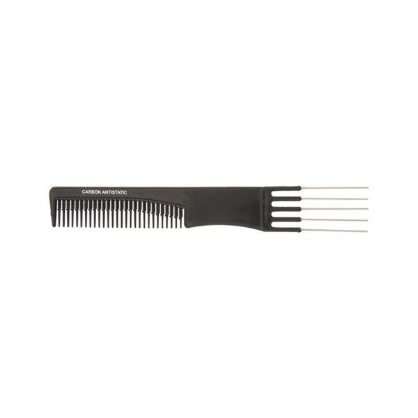 Peine Ahuecador de Carbono - 5 Puas - Disprof