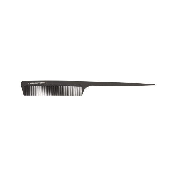 Peine de Carbono Antiestático Cola Rata - 230mm