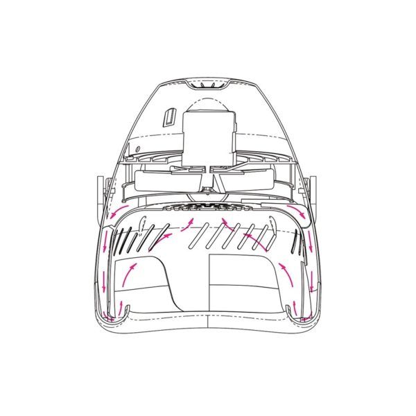 Secador Casco Iónico Con Pie - AGV Starship - Imagen 5